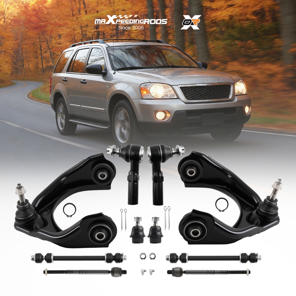 10x Front Upper Control Arm Lower Ball Joint Sway Bar compatible for Ford Explorer 06-2010