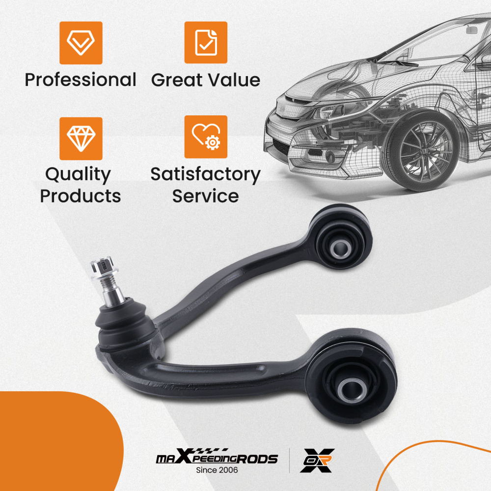 Front Right Upper Control Arm Ball Joint Compatible For Ford F-150 2004-2014