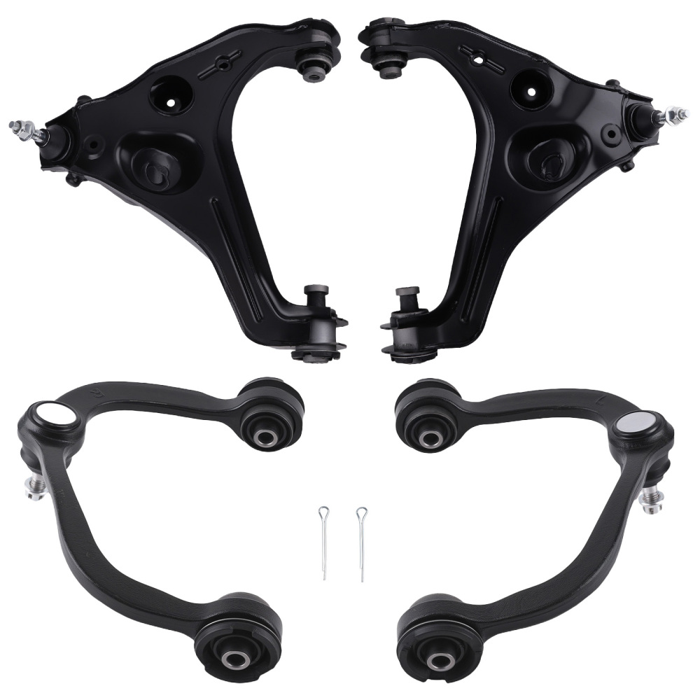 4pcs Front LowerUpper Control Arms For 09-13 compatible for Ford F-150 Expedition Navigator