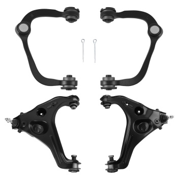 4pcs Front LowerUpper Control Arms For 09-13 compatible for Ford F-150 Expedition Navigator