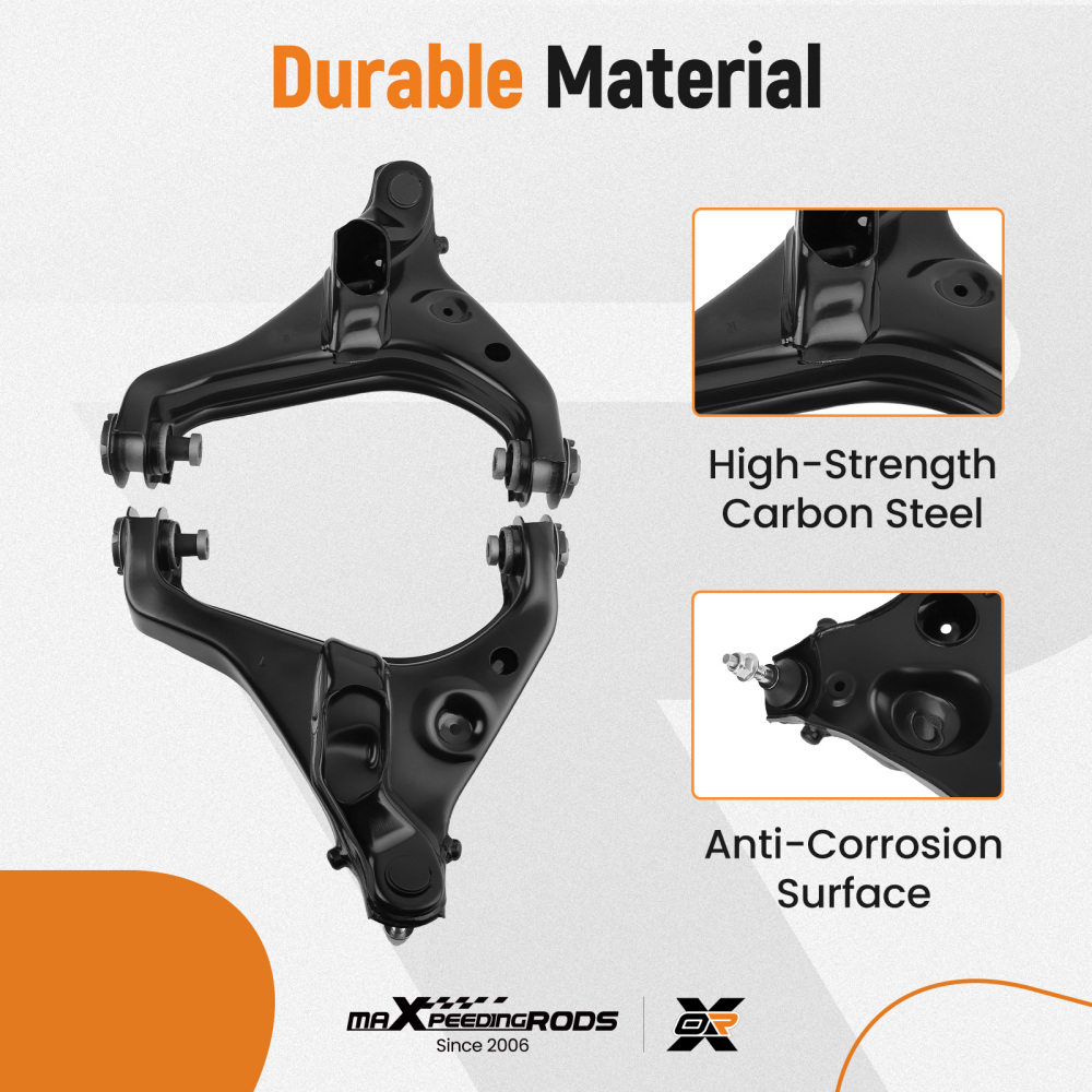 4pcs Front LowerUpper Control Arms For 09-13 compatible for Ford F-150 Expedition Navigator