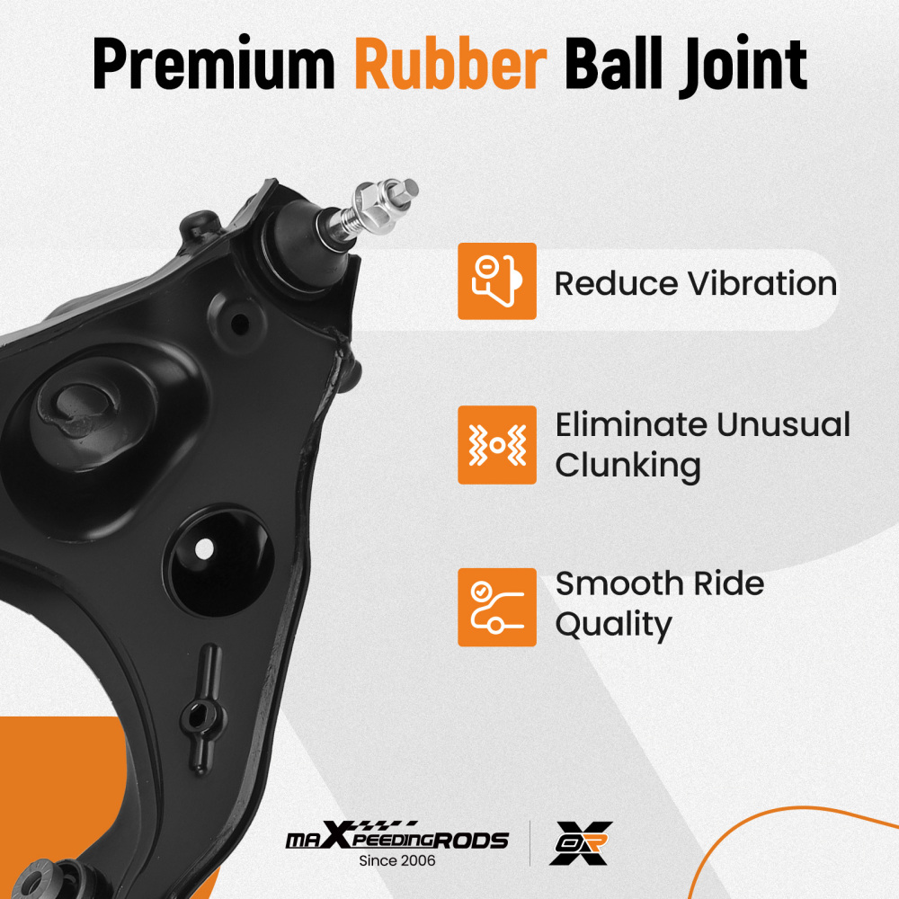 4pcs Front LowerUpper Control Arms For 09-13 compatible for Ford F-150 Expedition Navigator