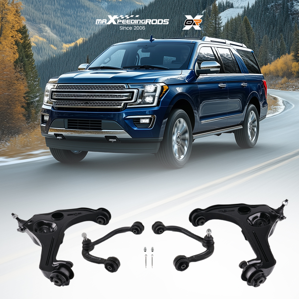 Front Upper Lower Control Arm compatible for Ford Expedition 2009-2013 K80306 K80308