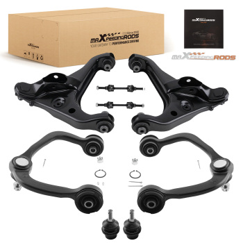 8x Front Upper Lower Control Arms Sway Bar Linka for 09-13 For F-150 Expedition