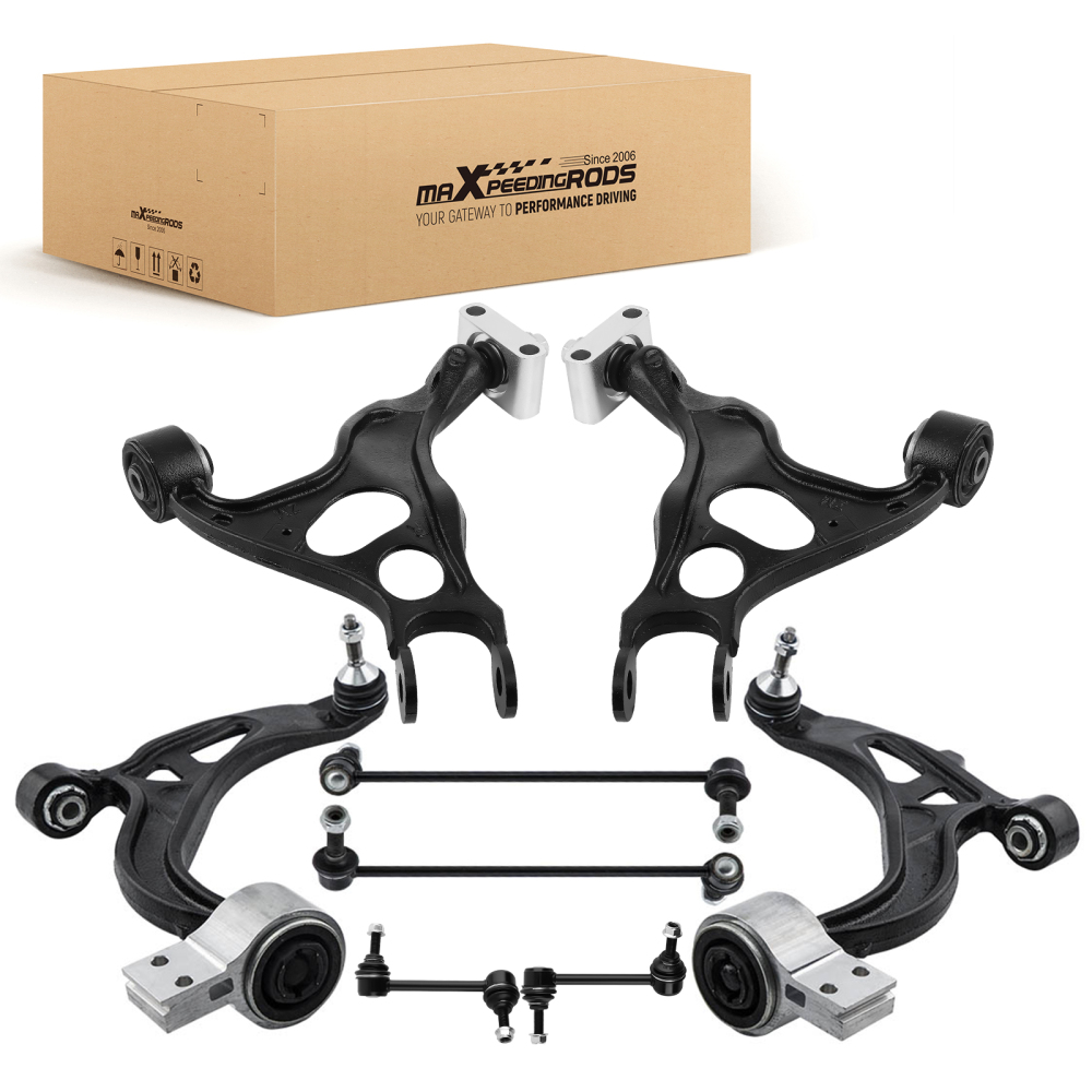 8pcs Front Rear Control Arms w/ Ball Joints Bushings compatible for Ford Explorer 2011-2018