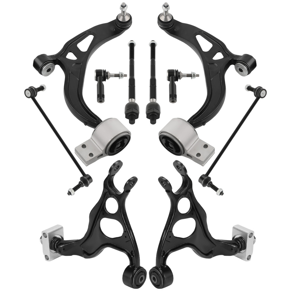 Rear Upper + Front Lower Control Arms Sway Bar Links for 2011-2019 compatible for Ford Explorer
