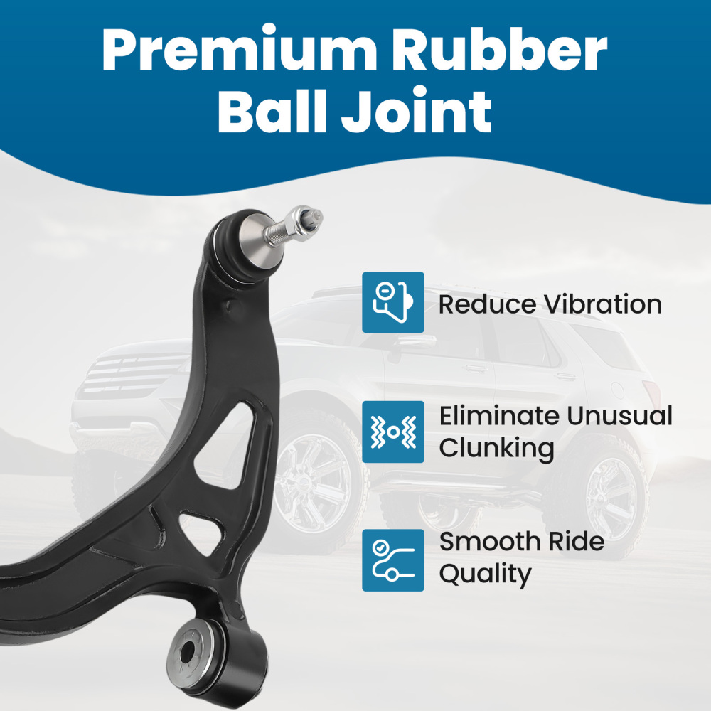 Rear Upper + Front Lower Control Arms Sway Bar Links for 2011-2019 compatible for Ford Explorer