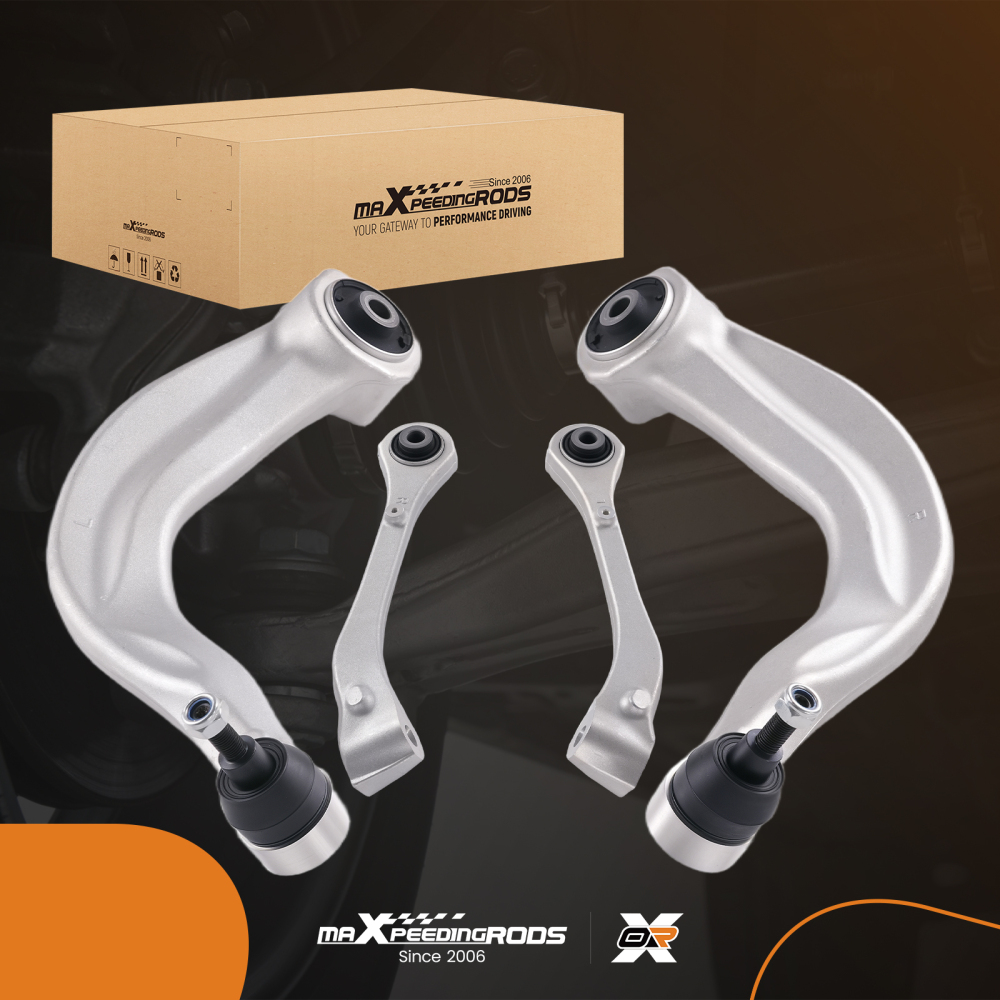 4x Front Lower Forward Rearward Control Arm + Ball Joint compatible for Ford Explorer 20-23