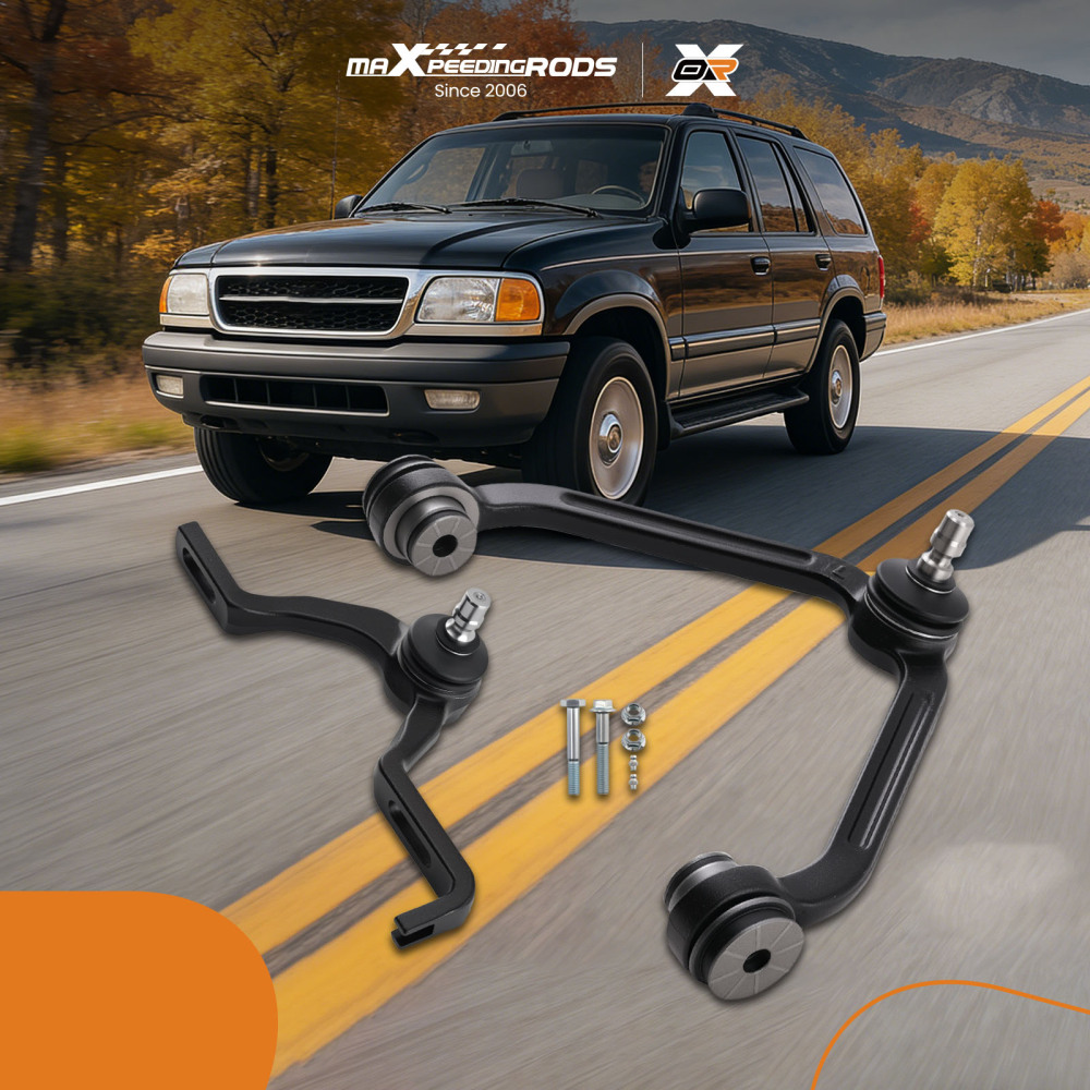 Front Upper Control Arm Kit w/ Ball Joint compatible for Ford Explorer Sport Trac 2001-2005
