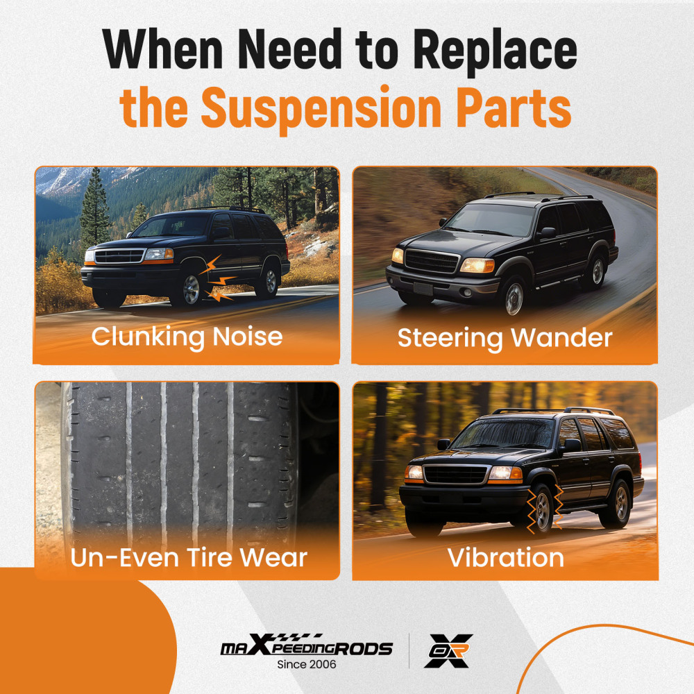 Front Upper Control Arm Kit w/ Ball Joint compatible for Ford Explorer Sport Trac 2001-2005