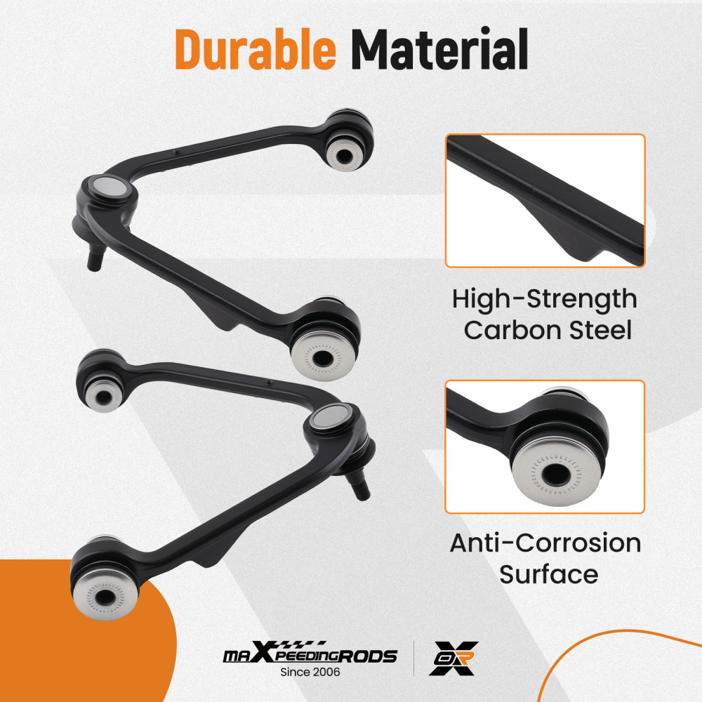 maXpeedingrods RWD Front Upper Control Arm Kit Compatible for Ford Expedition 1997-2002