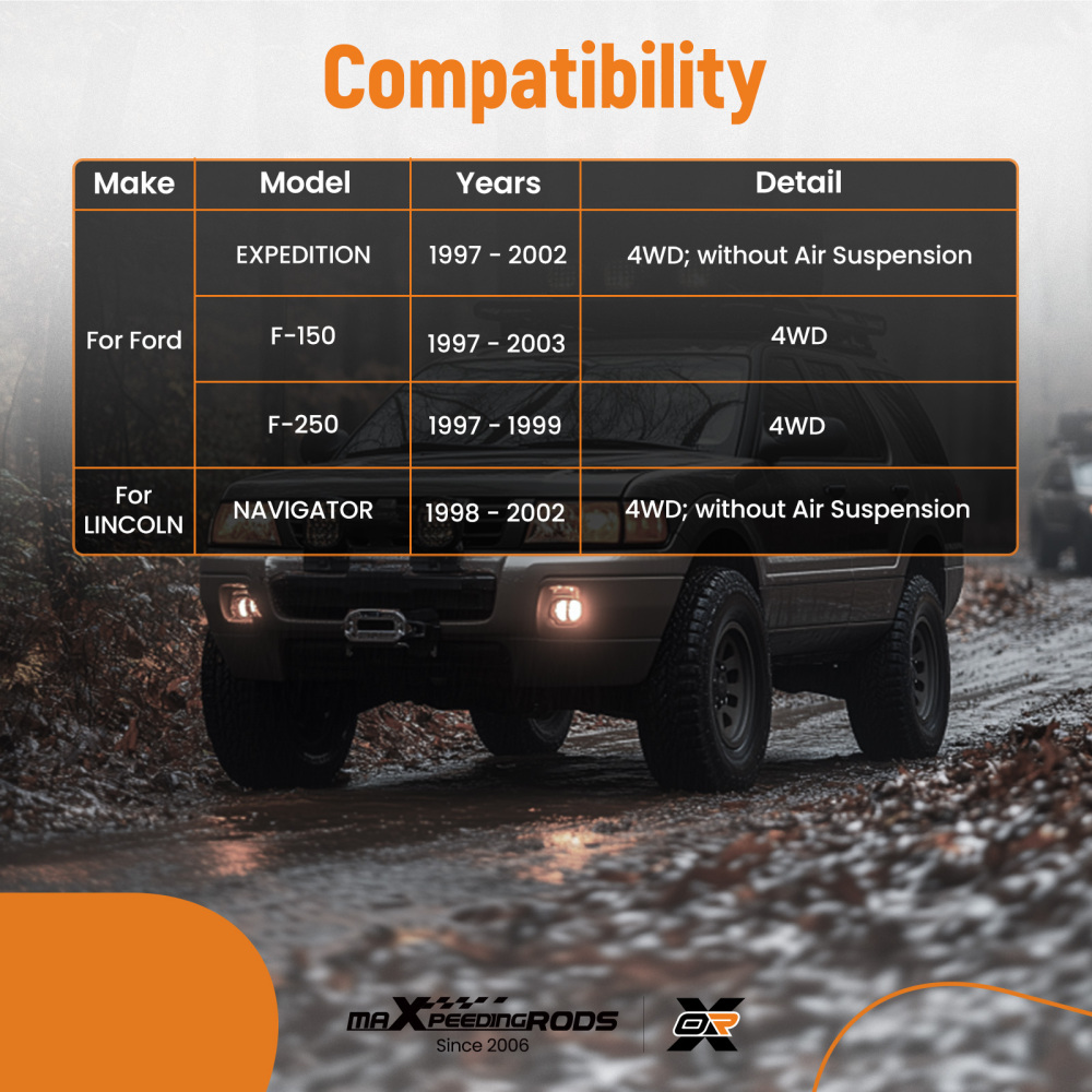 Front Upper Driver Control Arm compatible for Ford Expedition F-150 Navigator 1997-2003