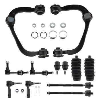 12 Pcs Control Arms Ball Joint Sway Bar Tie compatible for Ford F-150 2004 2005 2WD K80308 suspension arms