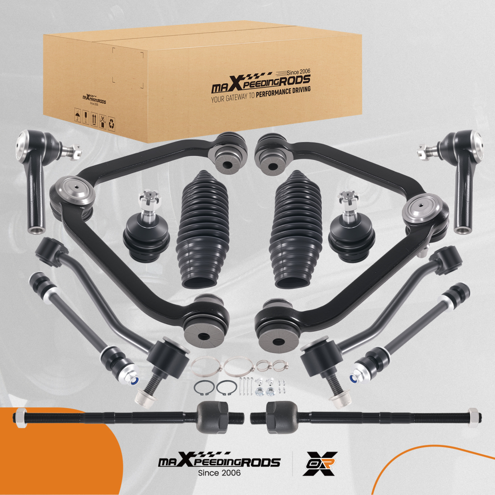 Front Upper Control Arm Lower Ball Joint Sway Bar Link TieRod compatible for Explorer 01-03