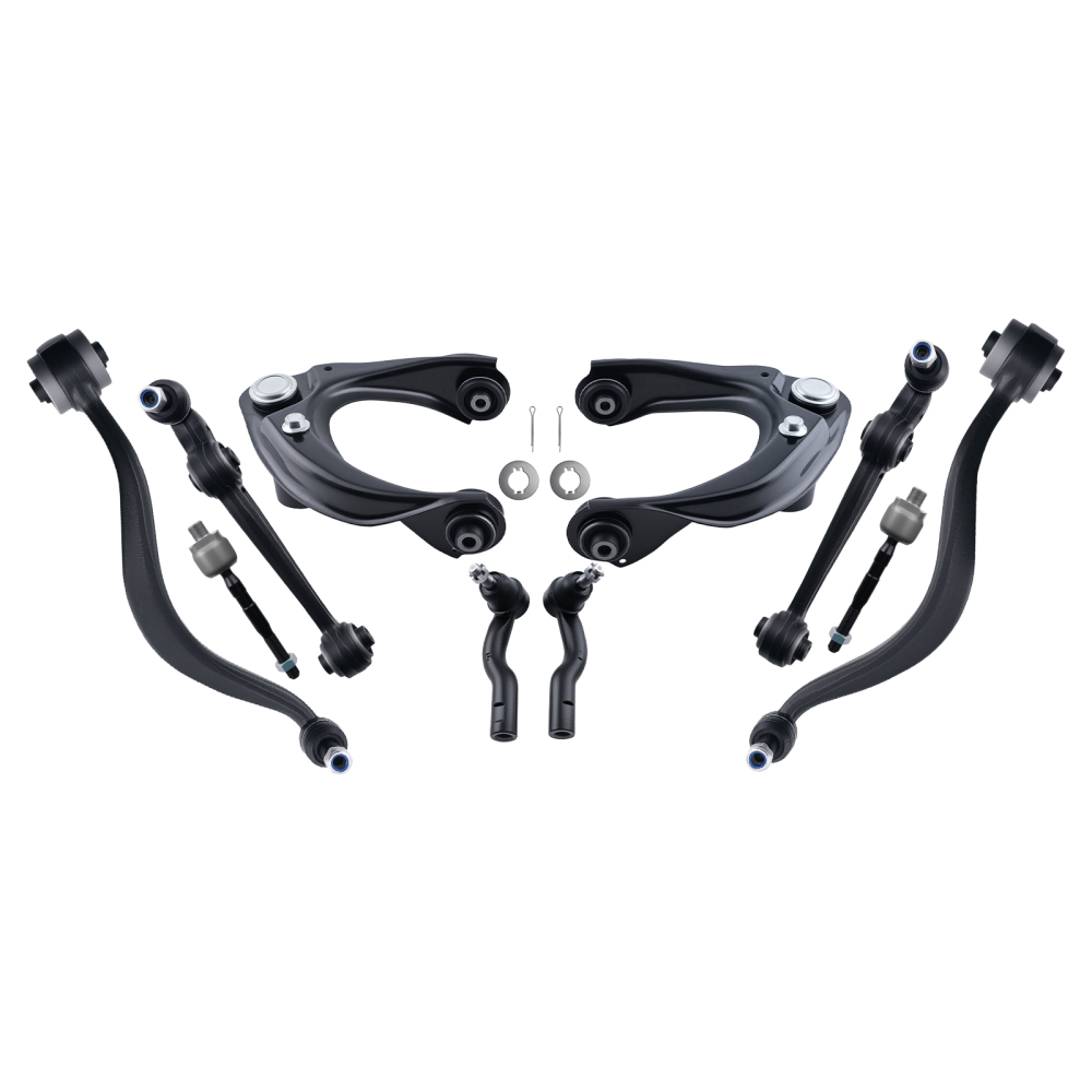 10PC Front Upper Lower Control Arm Tie Rod compatible for Ford Fusion compatible for Lincoln MKZ 2007-2012