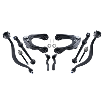 10PC Front Upper Lower Control Arm Tie Rod compatible for Ford Fusion compatible for Lincoln MKZ 2007-2012