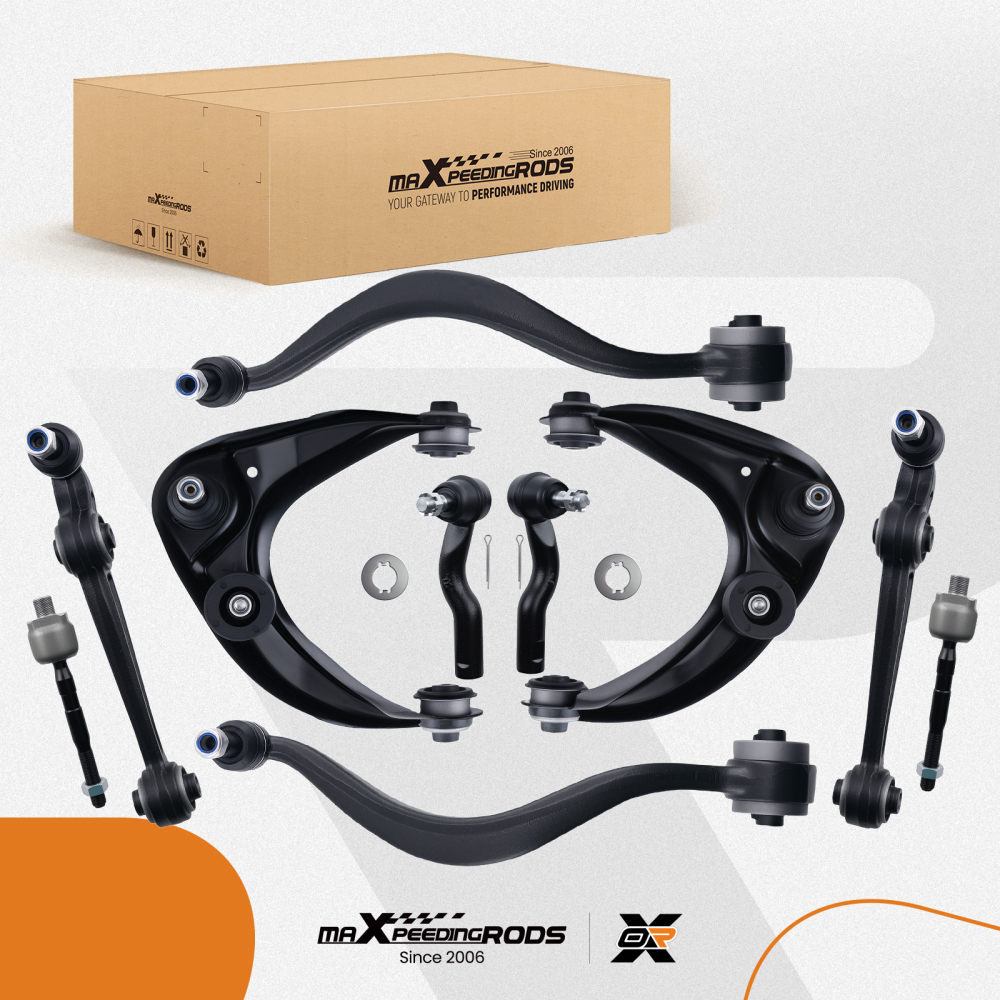 10PC Front Upper Lower Control Arm Tie Rod compatible for Ford Fusion compatible for Lincoln MKZ 2007-2012