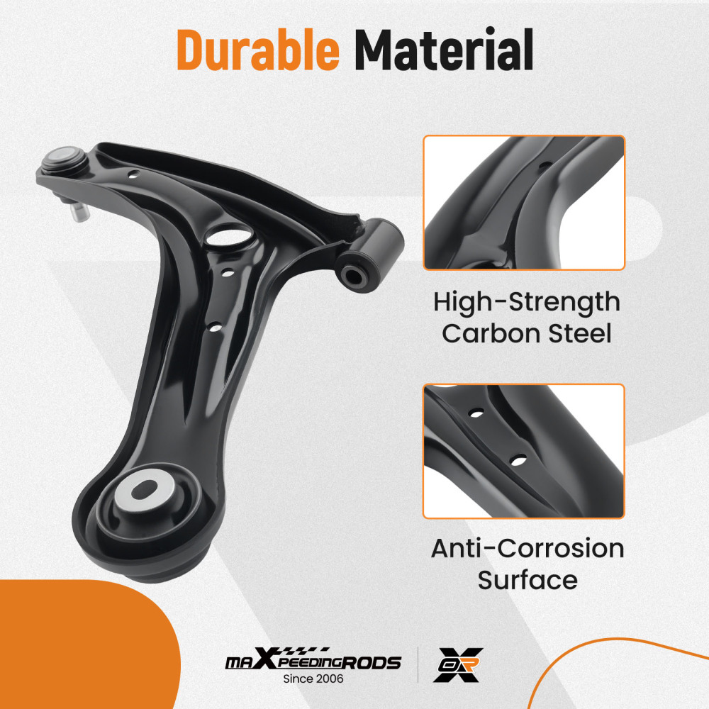 BRACCIO DI CONTROLLO SOSPENSIONE ANTERIORE INFERIORE DESTRO compatibile per FORD FIESTA VI 6