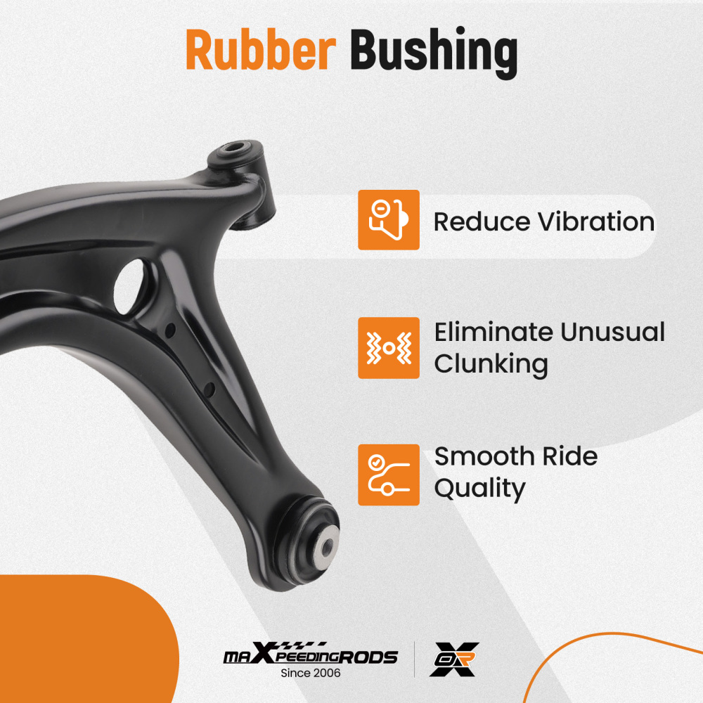 6PCS BRACCI DI CONTROLLO INFERIORI ANTERIORI compatibile per FORD FIESTA VI 2008-2017 LHRH