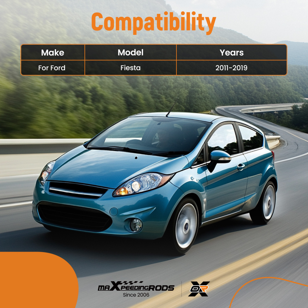 8x Front Lower Control ArmBall Joint +Sway Bar Link compatible for Ford Fiesta 2011-2019