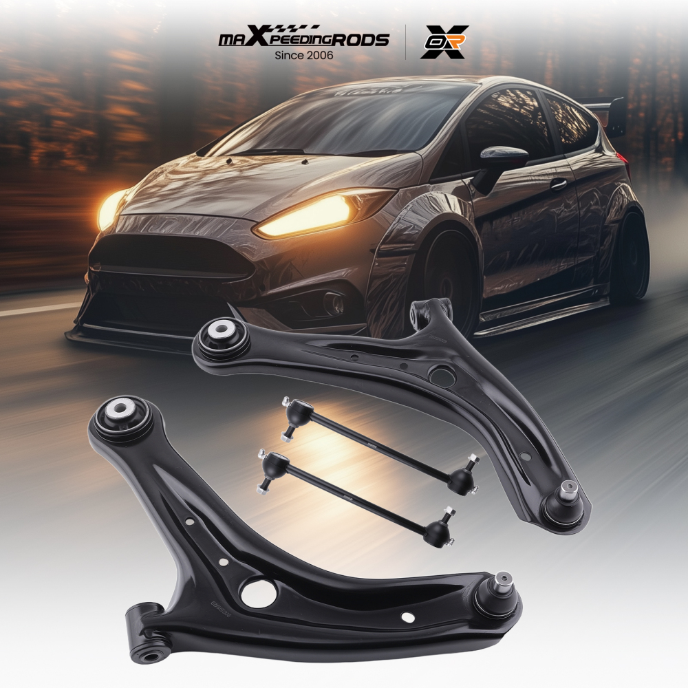 Compatible for Ford Fiesta 2x Lh Rh Front Lower Suspension Control Wishbone Arm Left Right suspension arms