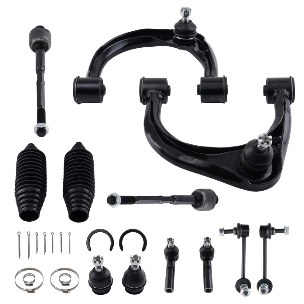 12Pc Front Upper Control Arm Suspension Kit compatible for Toyota 4Runner Lexus GX470 03-09