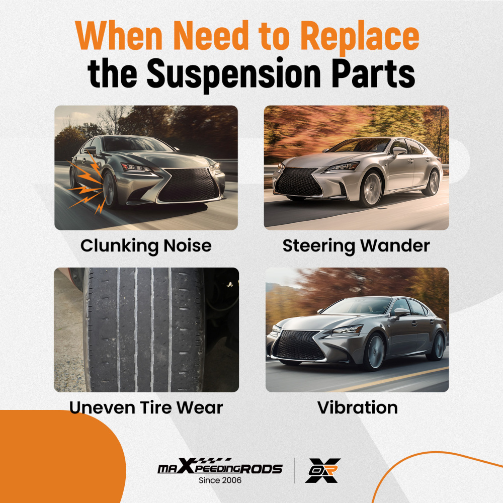 12Pc Front Upper Control Arm Suspension Kit compatible for Toyota 4Runner Lexus GX470 03-09