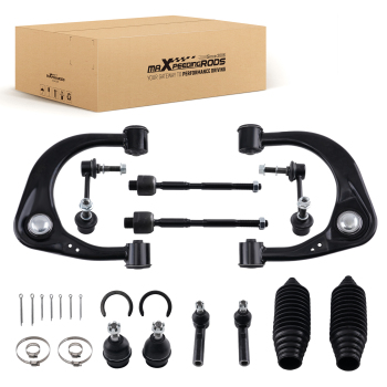 12Pc Front Upper Control Arm Suspension Kit compatible for Toyota 4Runner Lexus GX470 03-09