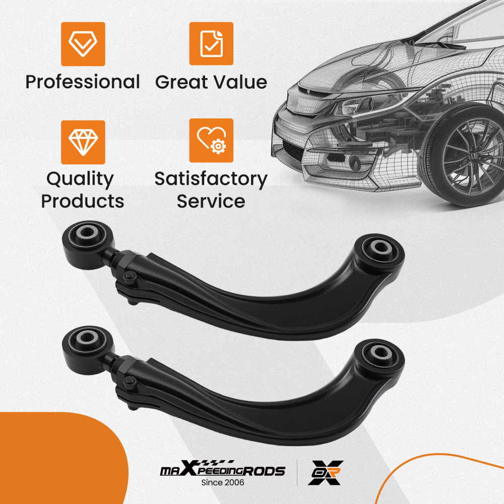 Rear Upper Control Arms compatible for FORD FOCUS C-MAX ESCAPEMAZDA 3 5 2013-2017 K100002