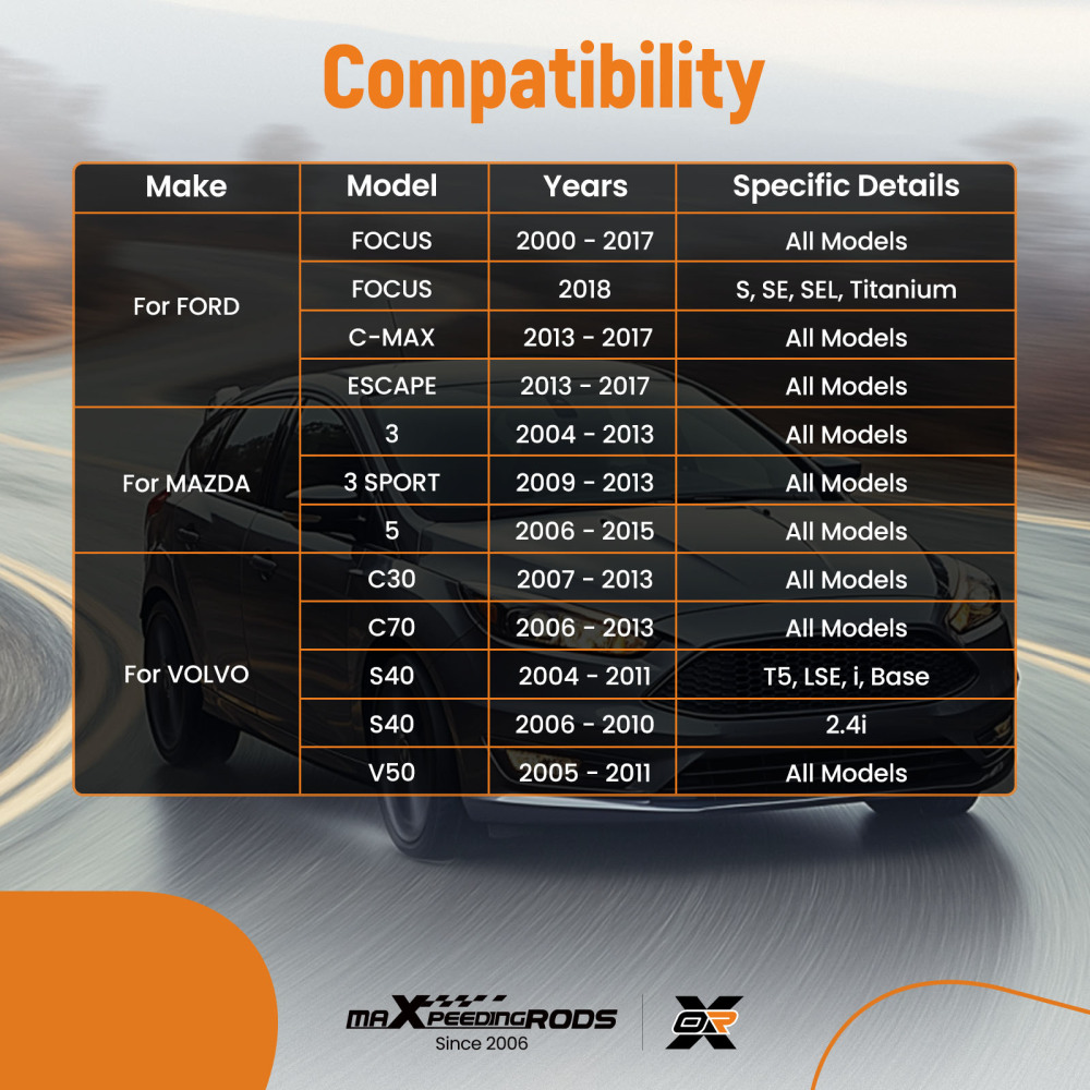 Rear Upper Control Arms compatible for FORD FOCUS C-MAX ESCAPEMAZDA 3 5 2013-2017 K100002