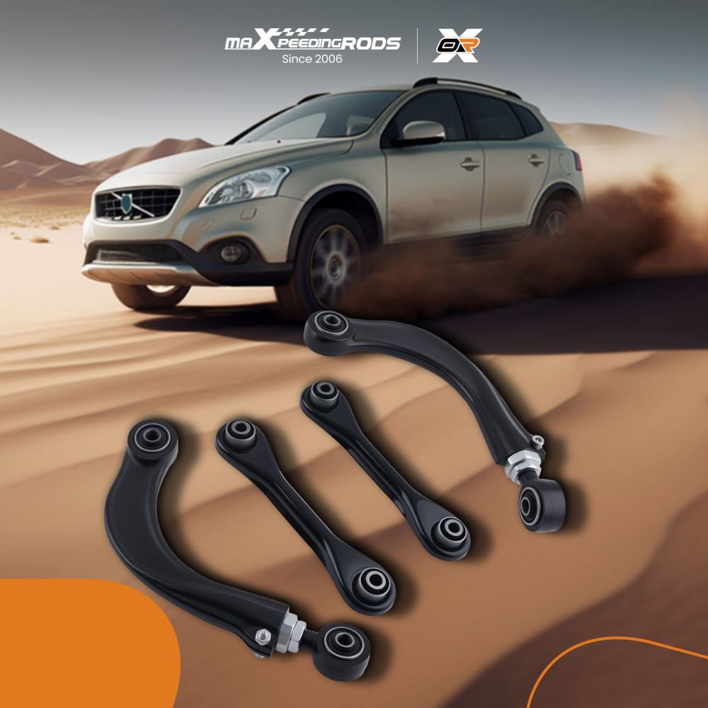 4x Rear Upper Lower Forward Control Arm compatible for Ford C-Max Focus compatible for Mazda 3 5 2004-2018