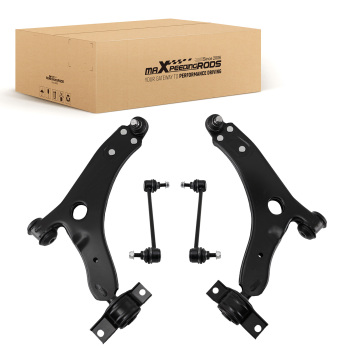 Front Lower Control Arms Ball Joints Sway Bars compatible for Ford Focus 2004-2011