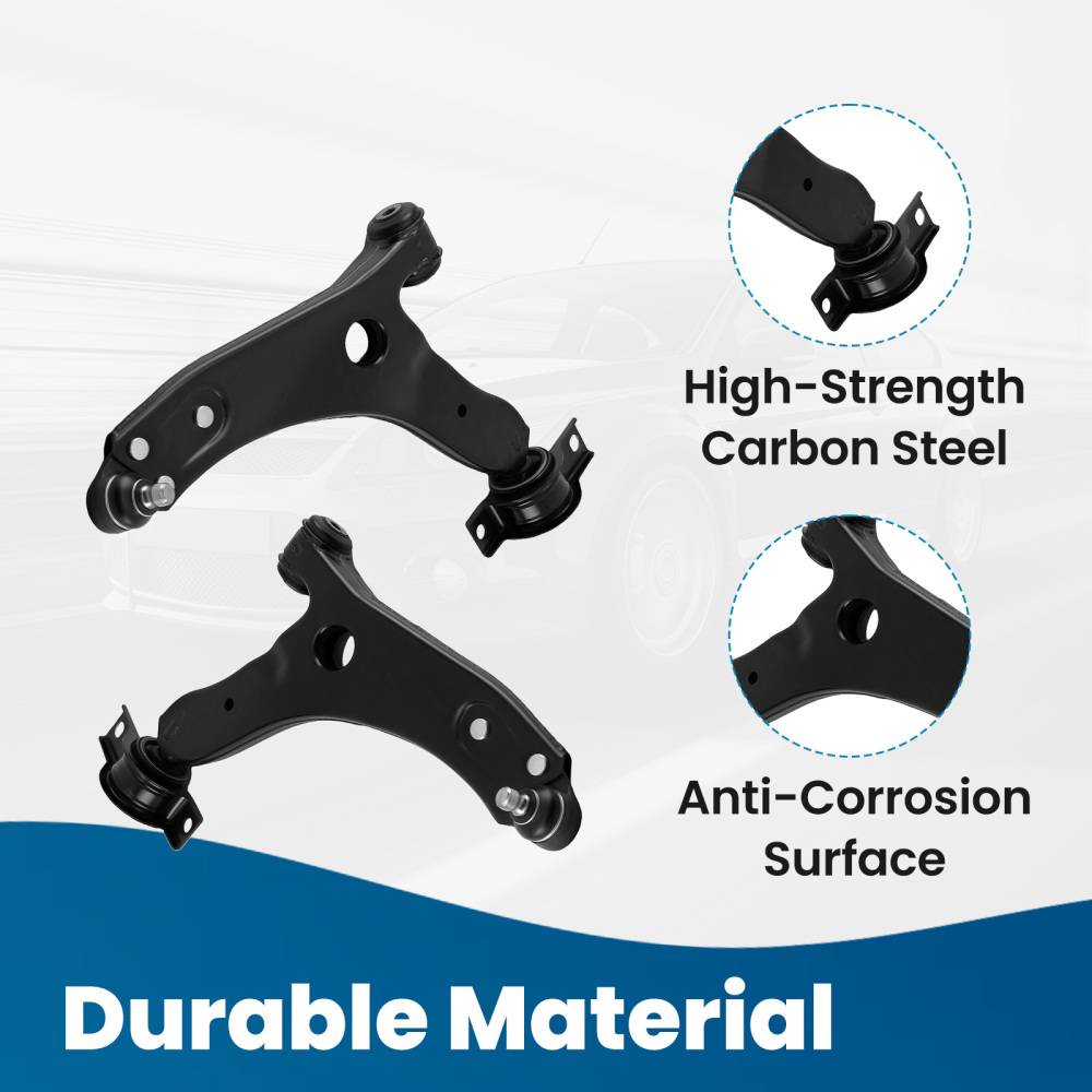 Front Lower Control Arms Ball Joints Sway Bars compatible for Ford Focus 2004-2011