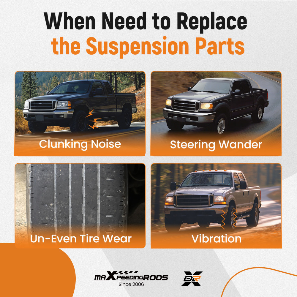 Control Arm Ball Joint Assembly compatible for Ford F-150 2004-2005 K80306 K80308 4x4