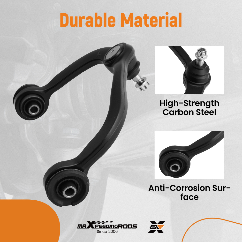 6pc Front Upper Control Arm Lower Ball Joint Tie Rod compatible for Ford F-150 2004-2008