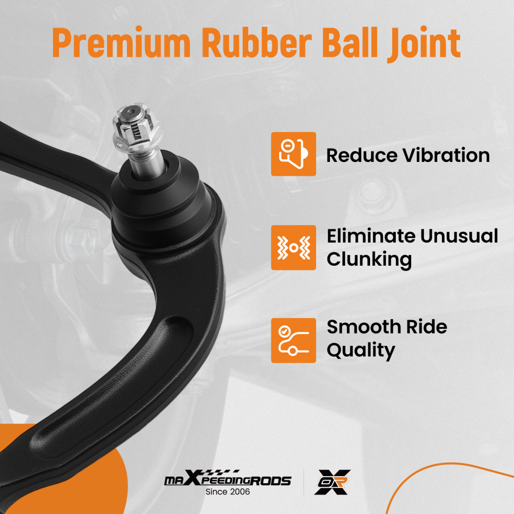 6pc Front Upper Control Arm Lower Ball Joint Tie Rod compatible for Ford F-150 2004-2008