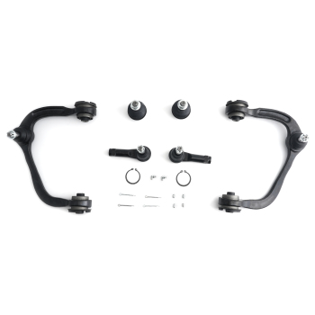 8x Front Upper Lower Control Arm w/ Ball Joint Tie Rod for F-150 compatible for Lincoln Mark LT