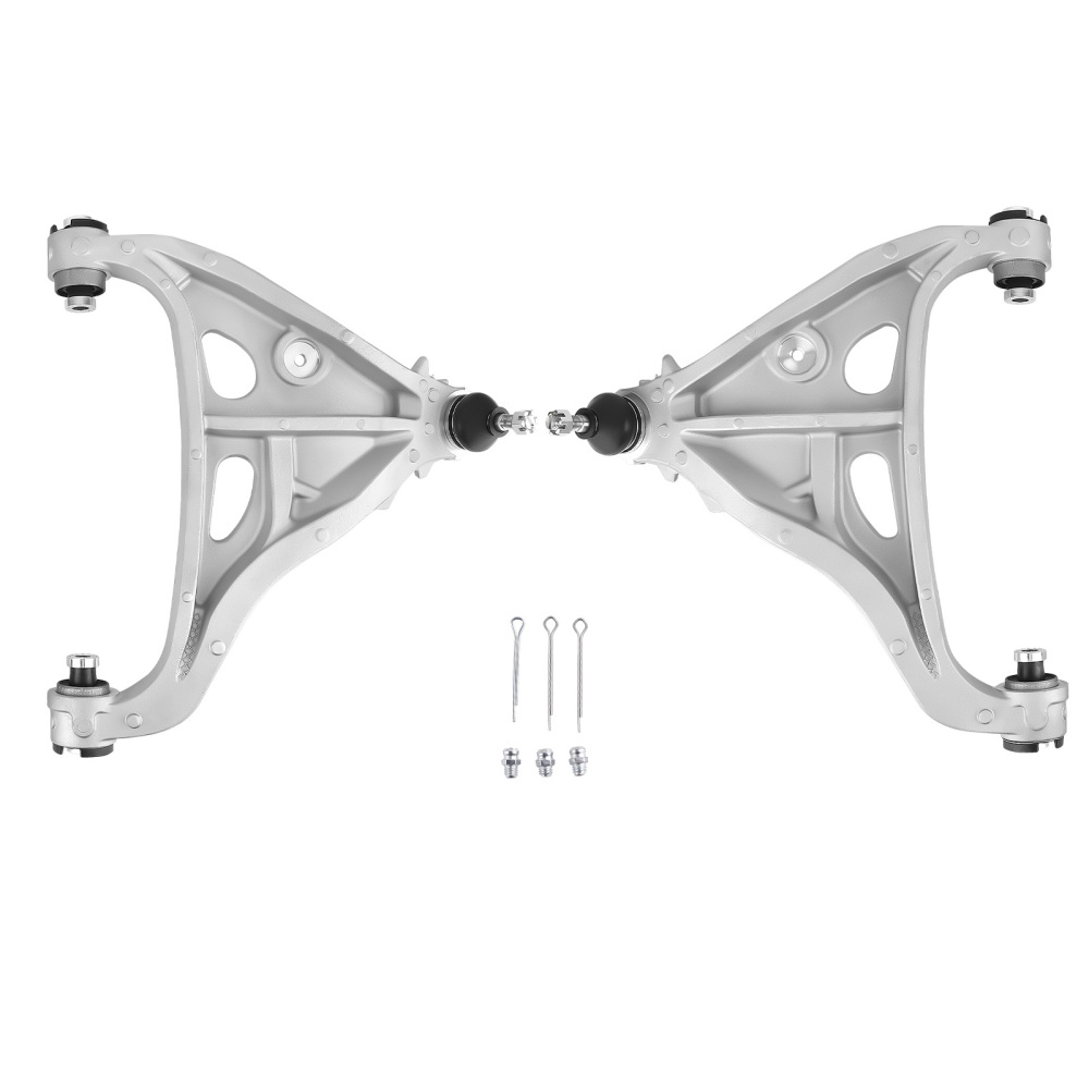 8x Front Upper Lower Control Arm w/ Ball Joint Tie Rod for F-150 compatible for Lincoln Mark LT