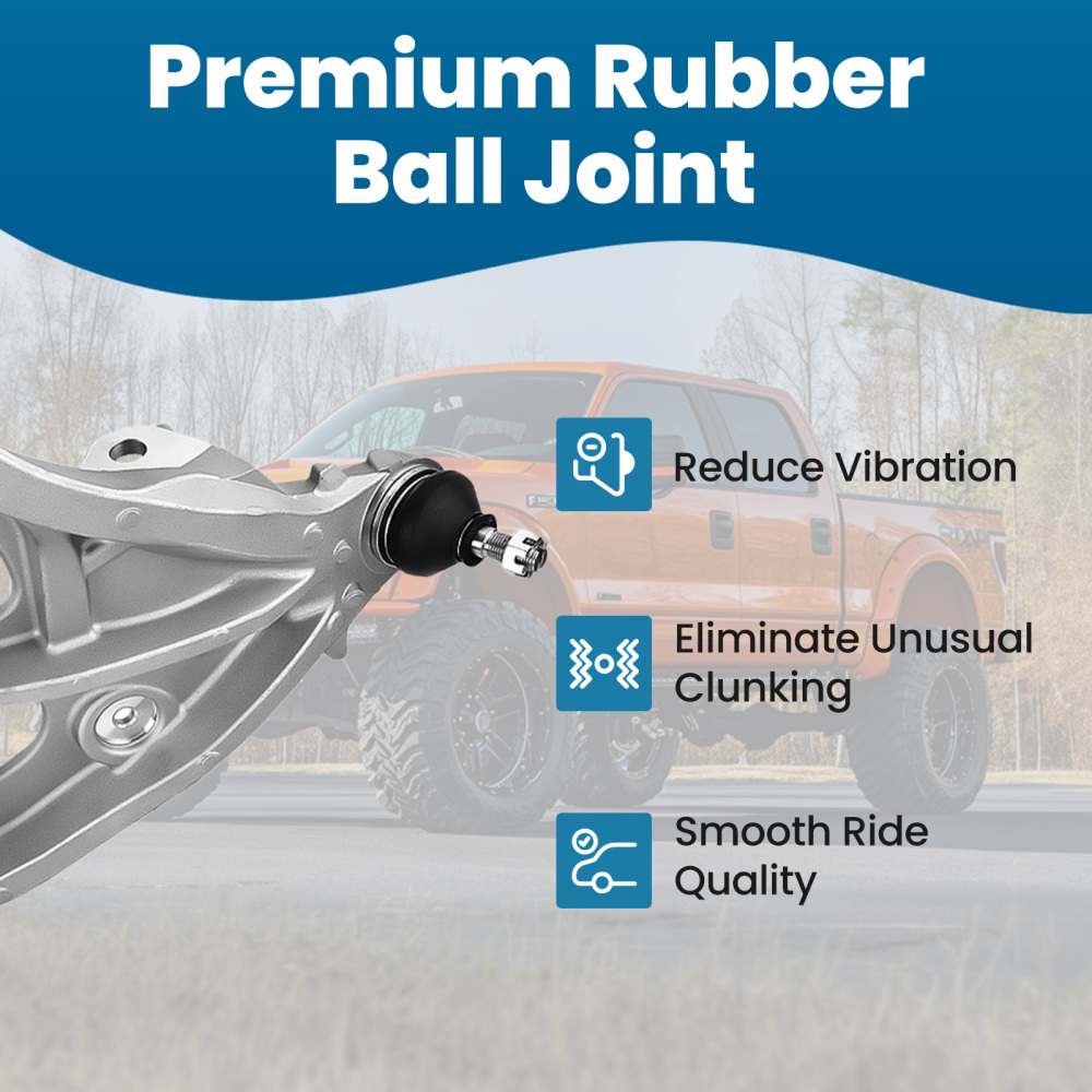 10x Front LowerUpper Control Arms Suspenion Kit compatible for Ford F-150 Mark TL 05-08