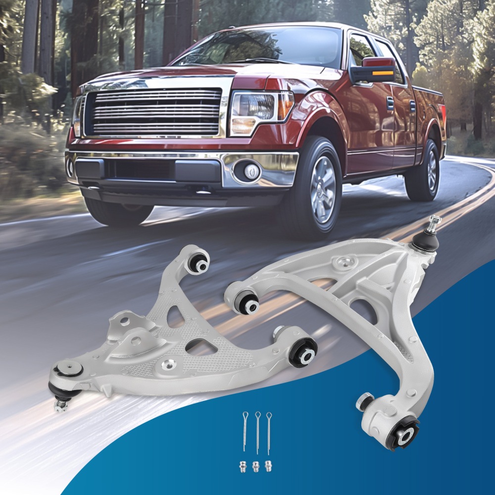 10x Front LowerUpper Control Arms Suspenion Kit compatible for Ford F-150 Mark TL 05-08