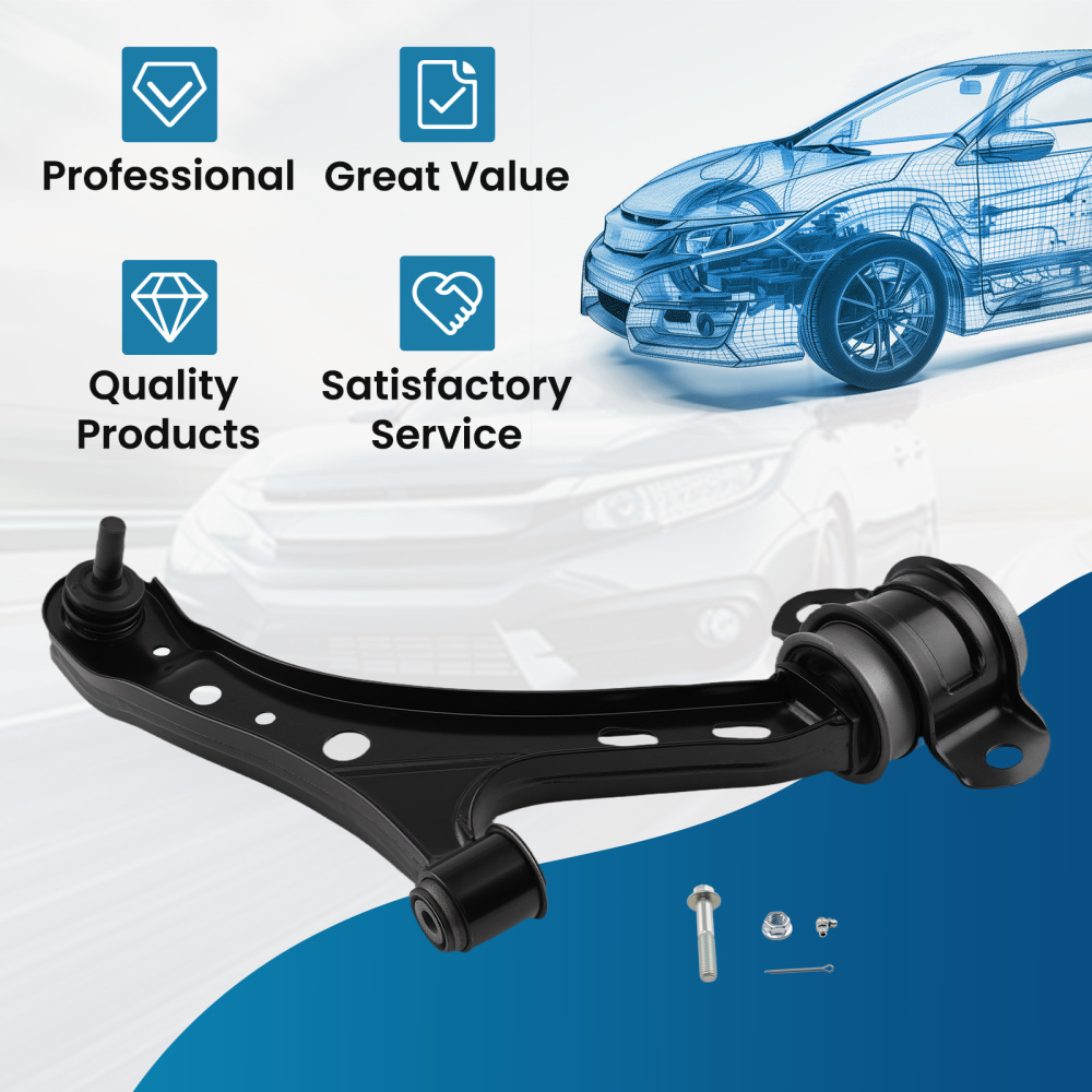 Front Lower Right Control Arm w/ Ball Joint compatible for Ford Mustang 2005-2010 K80726
