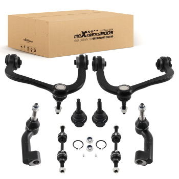 8x Front Upper Control ArmLower Ball Joint Link Kit compatible for Ford F-150 2009-2014