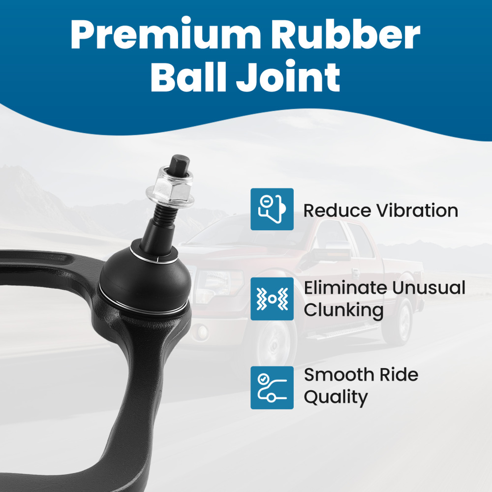 8x Front Upper Control ArmLower Ball Joint Link Kit compatible for Ford F-150 2009-2014