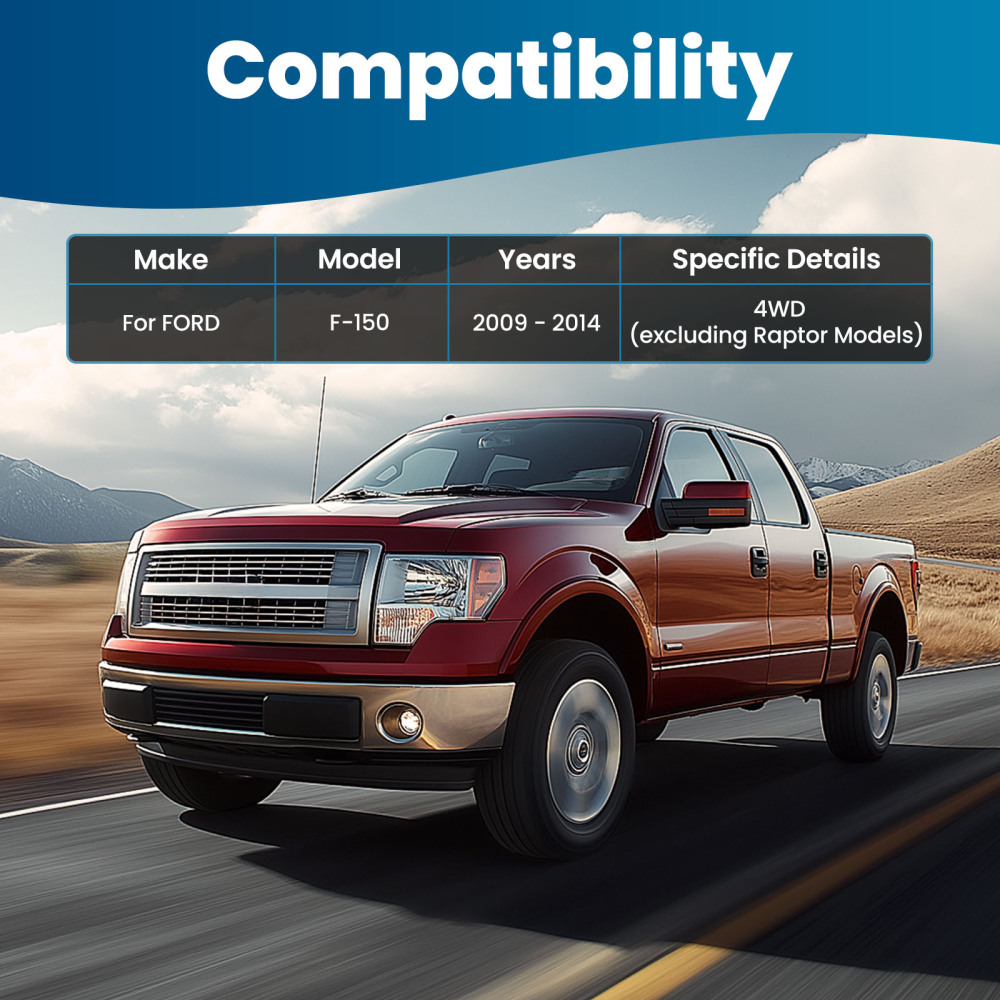 8x Front Upper Control ArmLower Ball Joint Link Kit compatible for Ford F-150 2009-2014