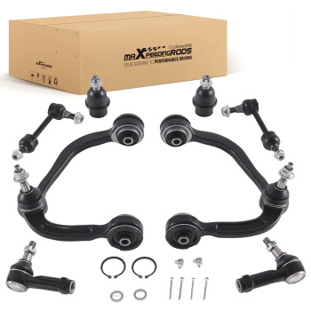 8pc Front Upper Control Arm Lower Ball Joint compatible for Ford F-150 2004-2005 4WD K80306