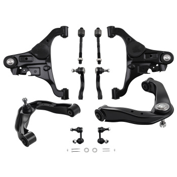 maXpeedingrods 10Pcs Front Upper Lower Control Arms Suspension Kit Compatible for Nissan Pathfinder 2005-2012