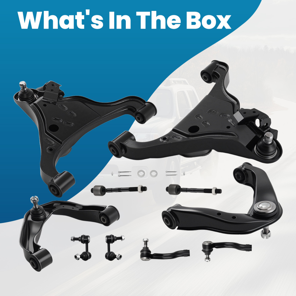 maXpeedingrods 10Pcs Front Upper Lower Control Arms Suspension Kit Compatible for Nissan Pathfinder 2005-2012