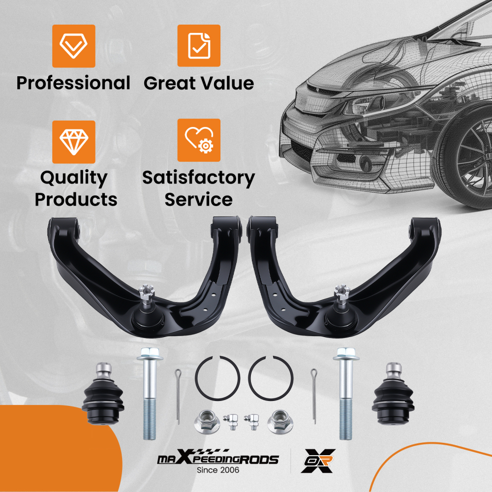 Front Upper Control Arm Ball Joint Assembly compatible for Nissan Frontier Pathfinder 05-19