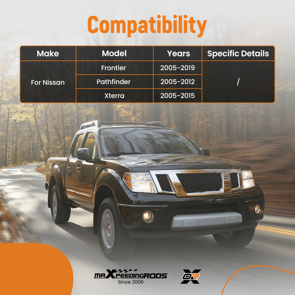 Front Upper RH Right Control Arm compatible for Nissan Frontier 2005-19 54524EA000