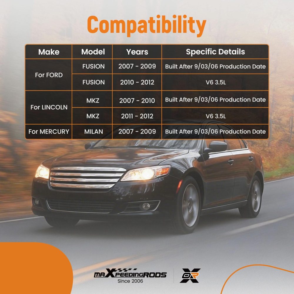 8Pcs Control Arm Assembly compatible for Ford Fusion 2007-2012 V6 3.5L K620636 ES800102